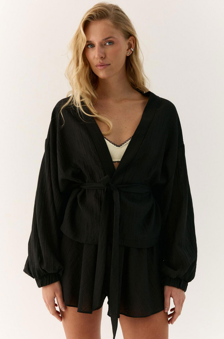 Блуза-кімоно з поясом