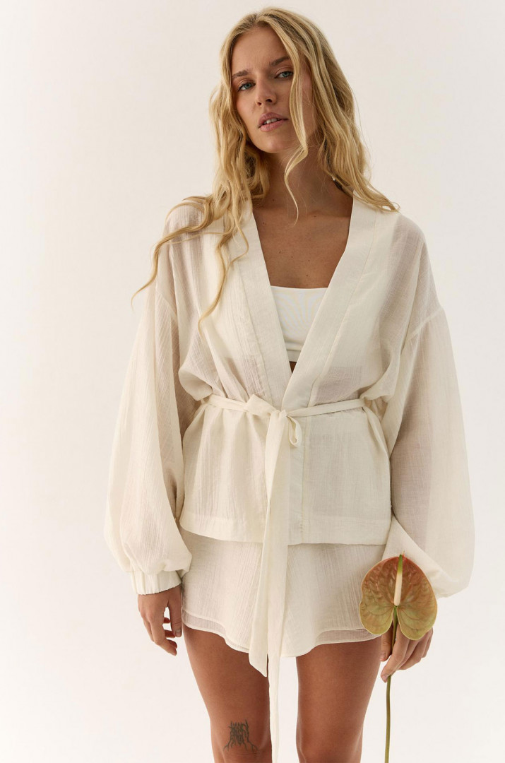 Блуза-кімоно з поясом