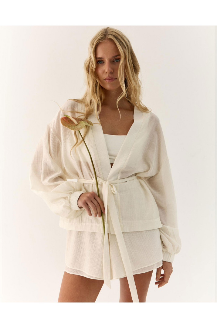 Блуза-кімоно з поясом