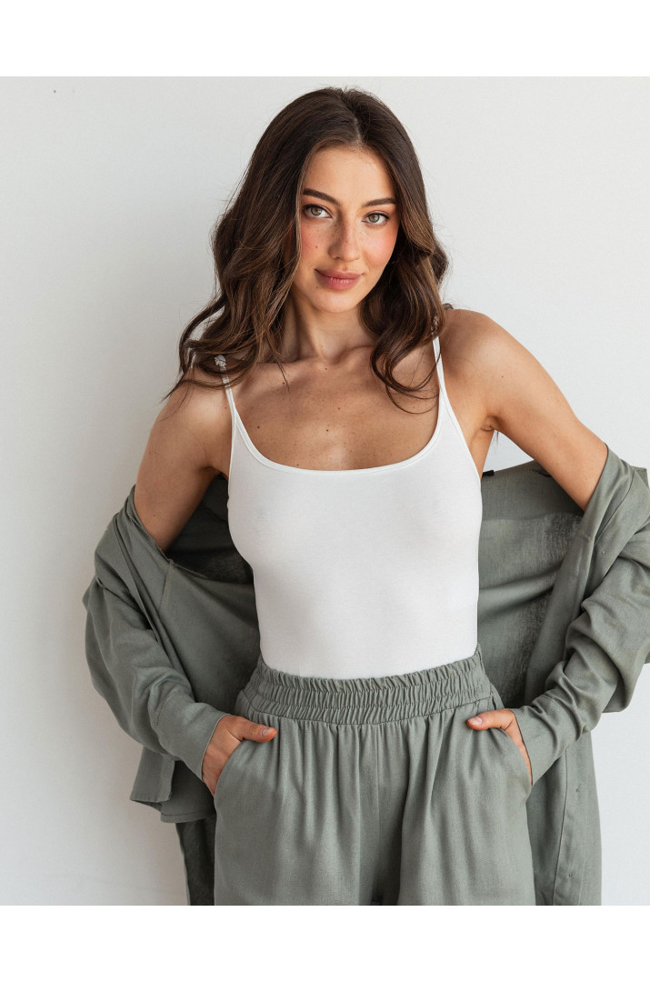 Майка на бретелях