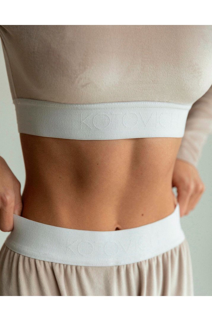 Кроп-топ із резинкою