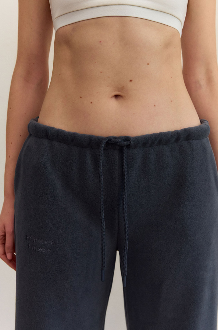 Штани з вишивкою фліс