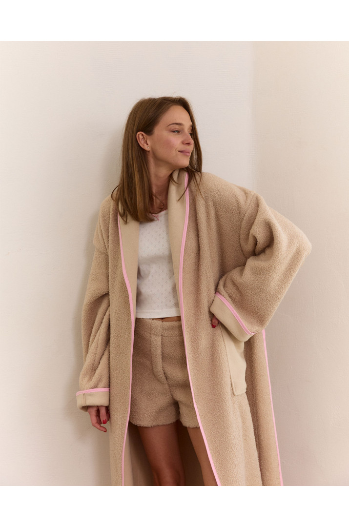 Штани зі шнурком утеплений велюр