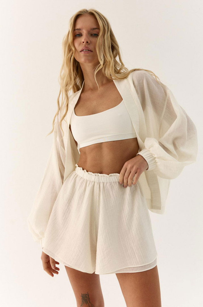 Шорти з подвійним воланом