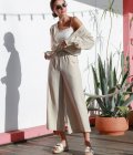 Kotovich pants color beige Kotovich pants color beige