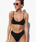Black swimsuit with a knot Black swimsuit with a knot