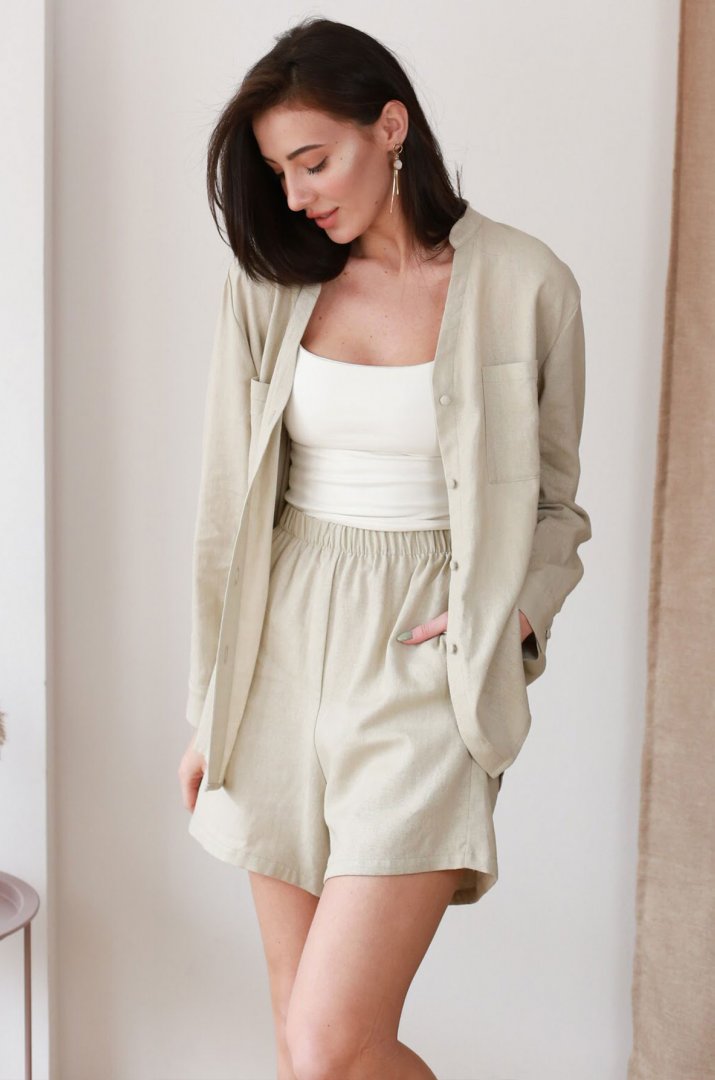 Shorts Kotovich color beige Shorts Kotovich color beige