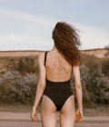 One-piece black Malibu swimsuit One-piece black Malibu swimsuit