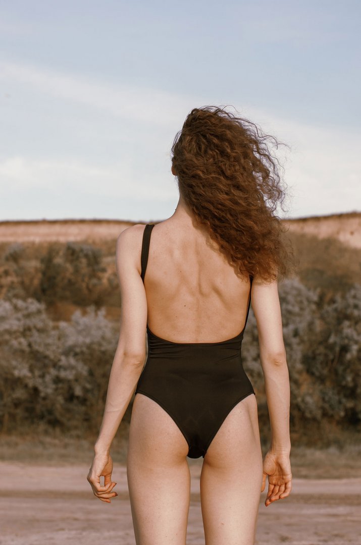 One-piece black Malibu swimsuit One-piece black Malibu swimsuit